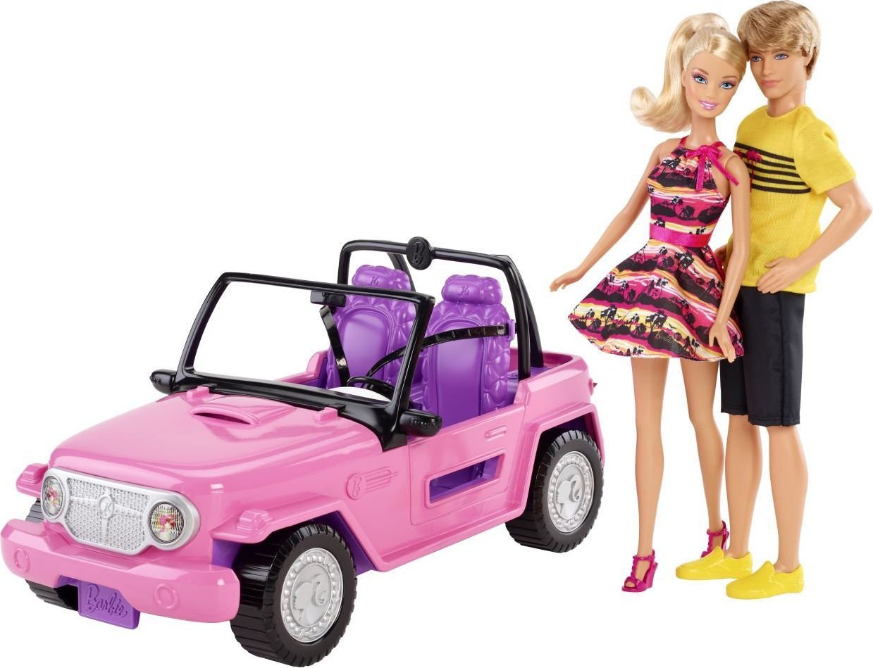 Barbie Samochód plażowy + para lalek Mattel sklep online