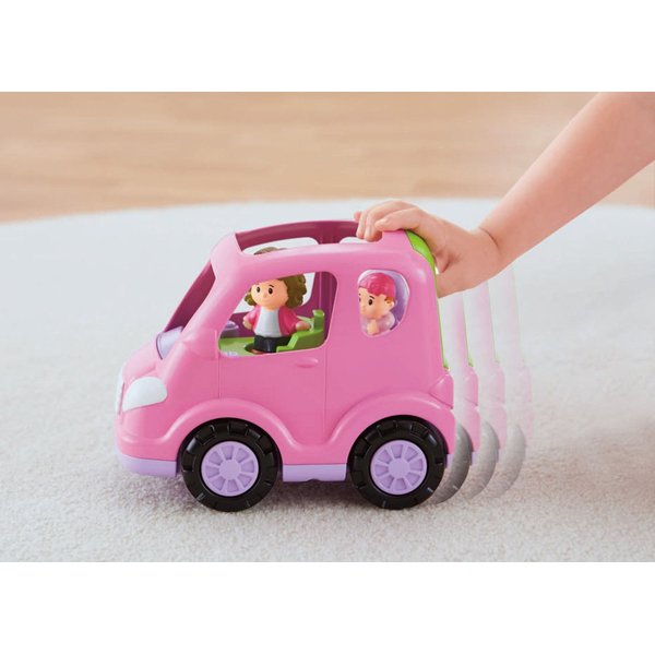 Pojazdy Little People Fisher Price (różowy samochód